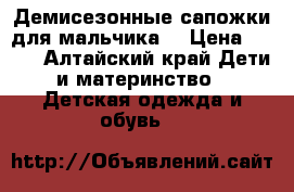 Демисезонные сапожки для мальчика  › Цена ­ 350 - Алтайский край Дети и материнство » Детская одежда и обувь   